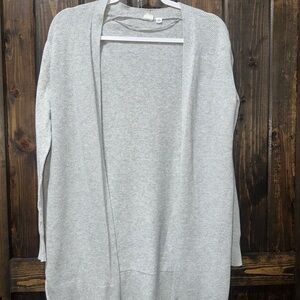 GAP Gray Cardigan Sweater Open Front